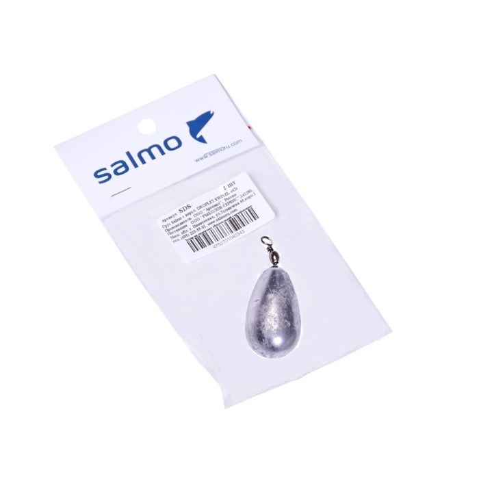 фото Груз salmo с вертл. droplet swivel 084г