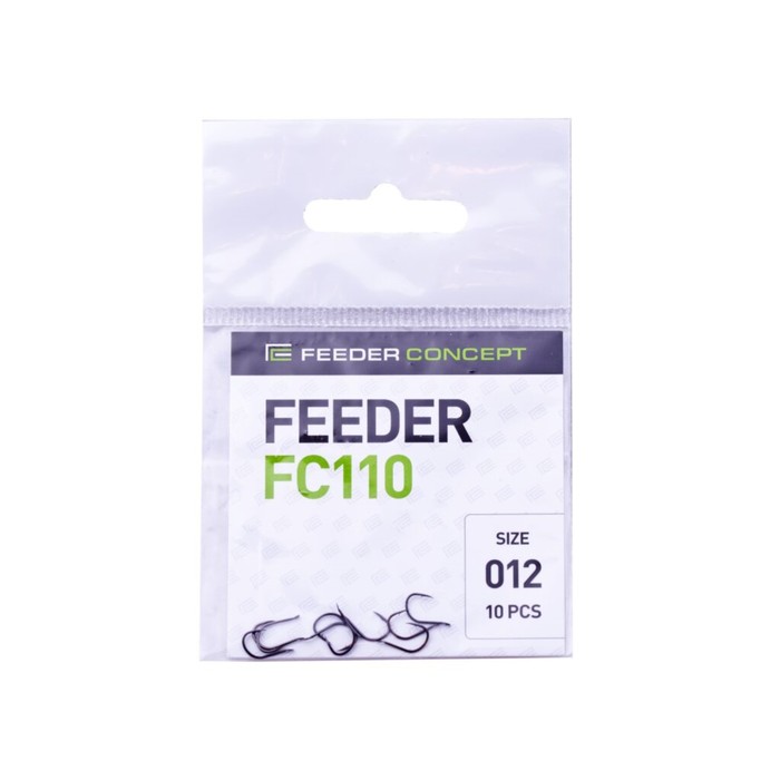 фото Крючки fc feeder сер. fc110 разм.012 10шт. feeder concept