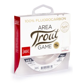 

Леска монофильная Lucky John Area Trout Game FLUOROCARBON Pink 075/028