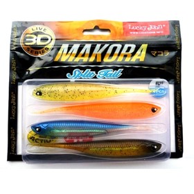

Виброхвосты LJ 3D Series MAKORA SPLIT TAIL 5.0in (12,70)/MIX1 4шт.