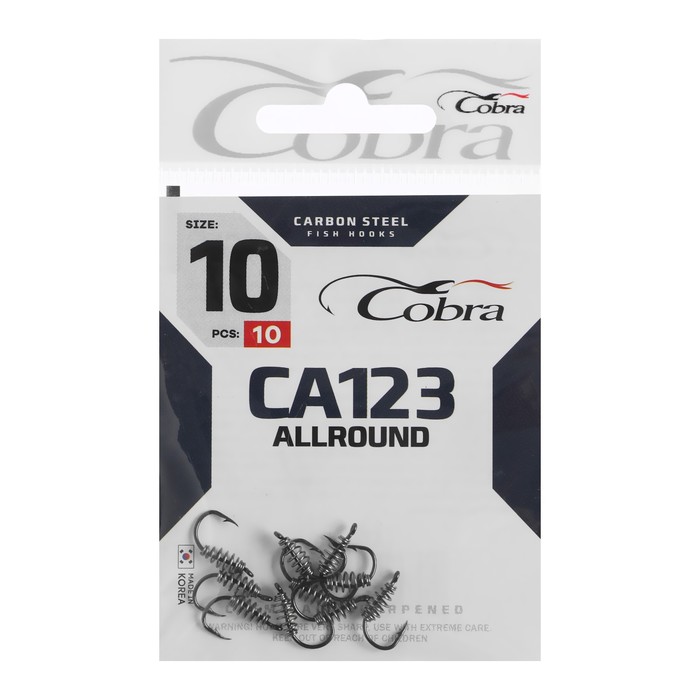 фото Крючки cobra allround, серия ca123, № 10, 10 шт.