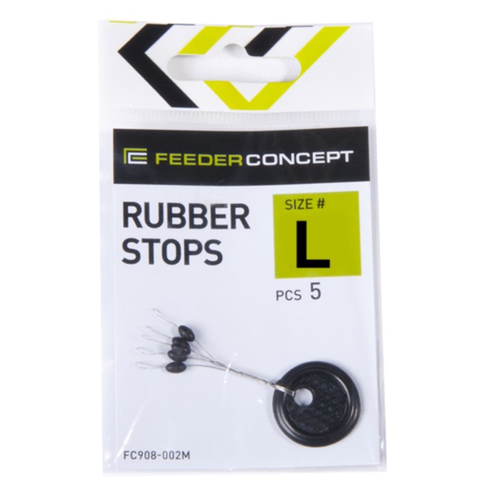 

Стопоры резиновые Feeder Concept RUBBER STOPS р.003L 5шт.