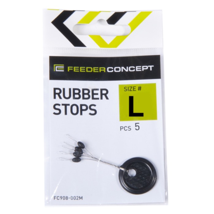 Стопоры резиновые Feeder Concept RUBBER STOPS р.003L 5шт.