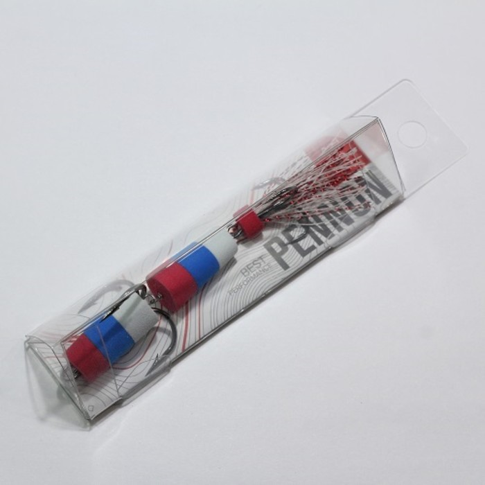 

Приманка джиговая LJ PENNON №11, 9 см, красный-синий-белый, в блистере