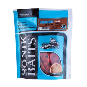 

Бойлы тонущие Sonik Baits CRANBERRY 20мм 0,75кг (Клюква)