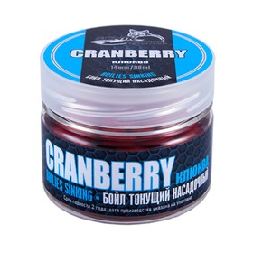 

Бойлы насадочные тонущие Sonik Baits CRANBERRY 14мм 90мл (Клюква)