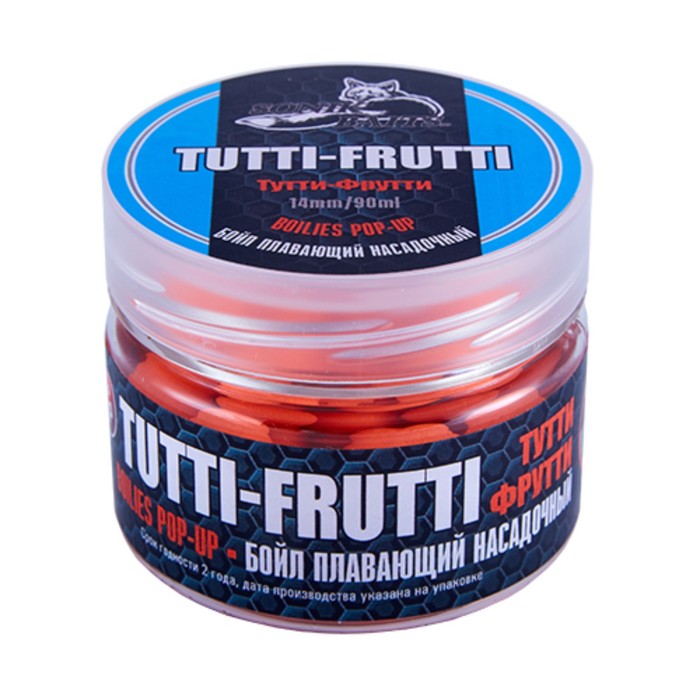 

Бойлы насадочные плавающие Sonik Baits TUTTI FRUTTI Fluo Pop-ups 14 мм 90мл (Тутти-Фрутти)