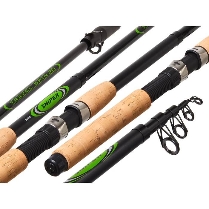 фото Спиннинг телескопический salmo sniper travel spin 20, тест 5-20 г., длина 2,1 м.