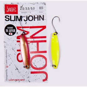 

Блесна колеб. Lucky John SLIM JOHN длин.37мм/02.5г 023