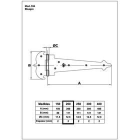 

Петля накладная, 200 × 110 × 12.5 мм, сталь, цвет чёрный