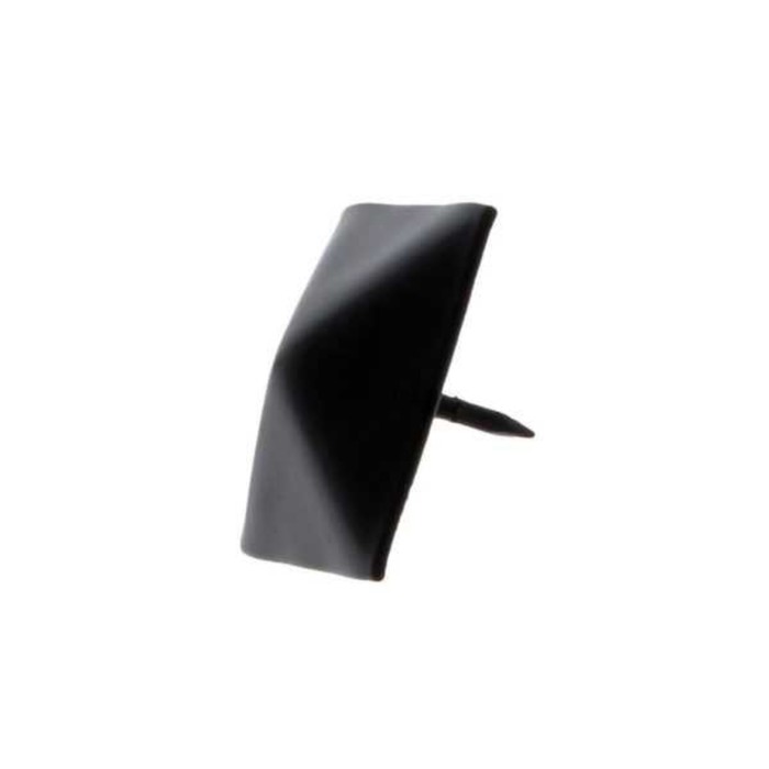 Гвоздь с пирамидальной головкой, 40 × 30 × 33 мм, сталь, цвет чёрный матовый