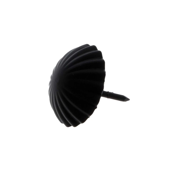 Гвоздь декоративный, d=40 мм, 40 × 40 × 43 мм, сталь, цвет чёрный матовый