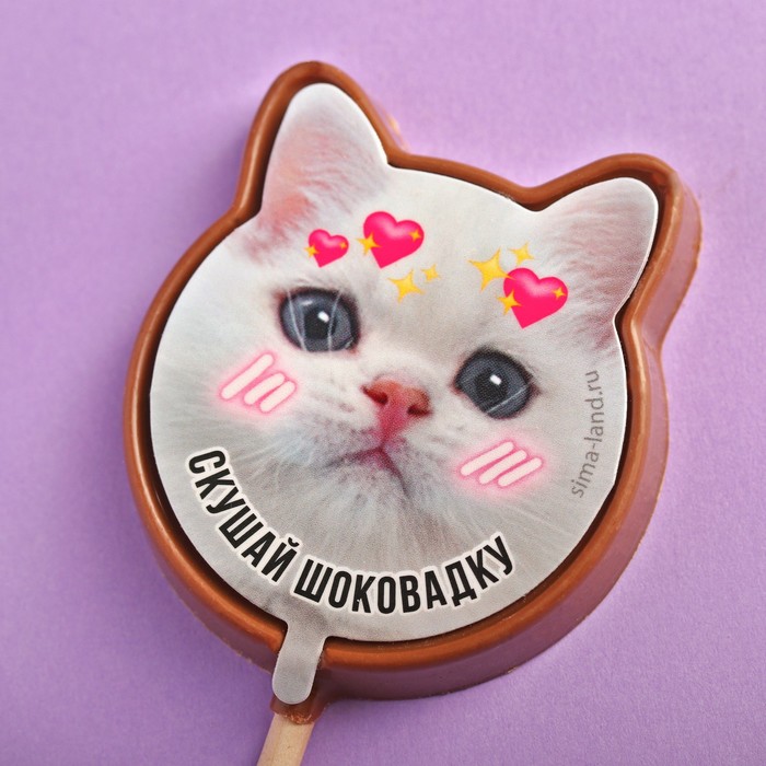 

Фигурный молочный шоколад «Скушай шоковадку», 30 г.
