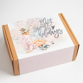 

Набор подарочный Этель My sweet holidays полотенце 30х60см и аксс (4 предм)