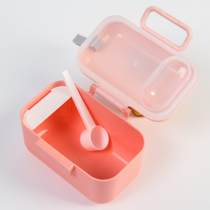 Контейнер для хранения детского питания, 400 мл., цвет розовый