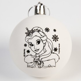 Набор для творчества Новогодний шар Принцессы: Белль, размер шара 5,5 см Ош