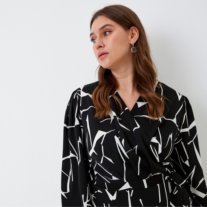 

Платье женское MIST, plus-size, р.58, черный
