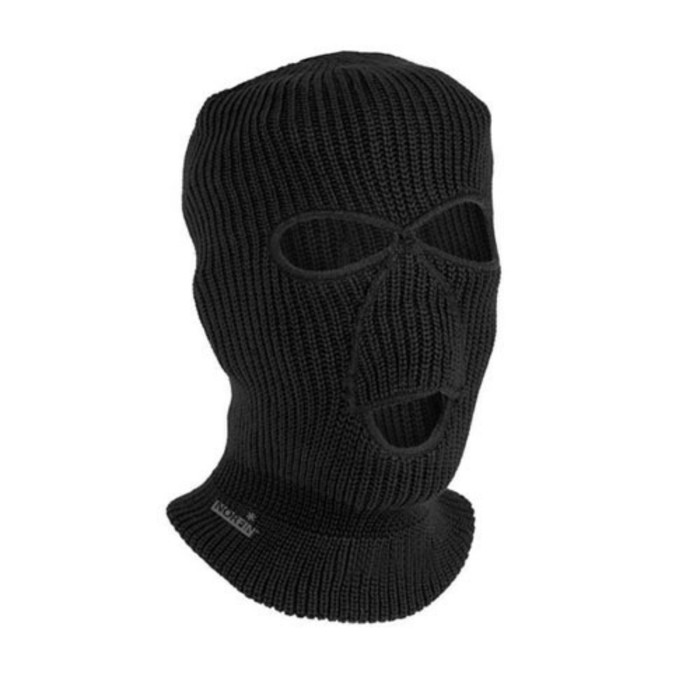 шапка norfin knitted bl xl 194–200 см зима черный Шапка-маска Norfin KNITTED BL р.L