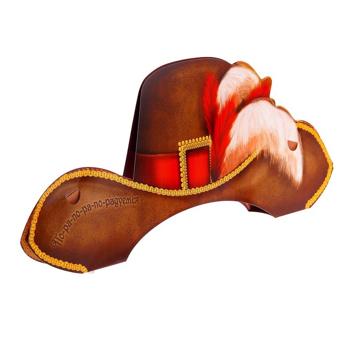 Шляпа картон "Мушкетер"