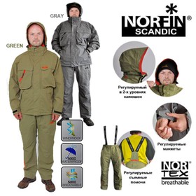 

Костюм демисезонный Norfin SCANDIC GREEN 06 р.XXXL