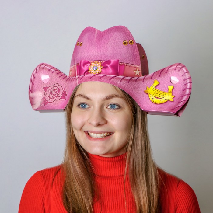 Шляпа картон "Ковбойша Королева Родео"