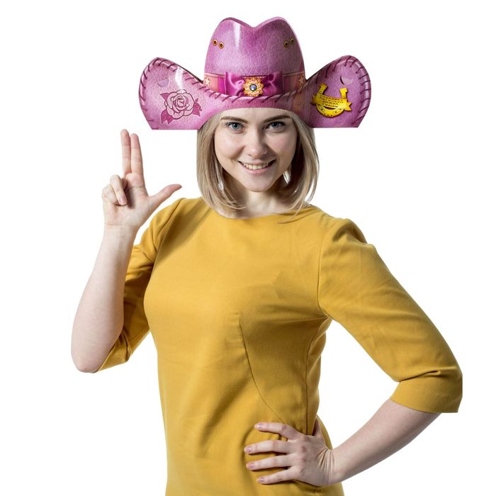 Шляпа картон "Ковбойша Королева Родео"