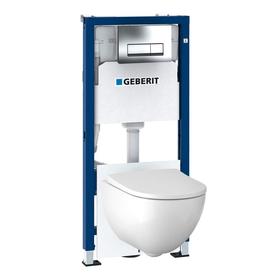 

Комплект инсталляции Geberit 500.128.21.A, подвесной унитаз, микролифт, клавиша, белый