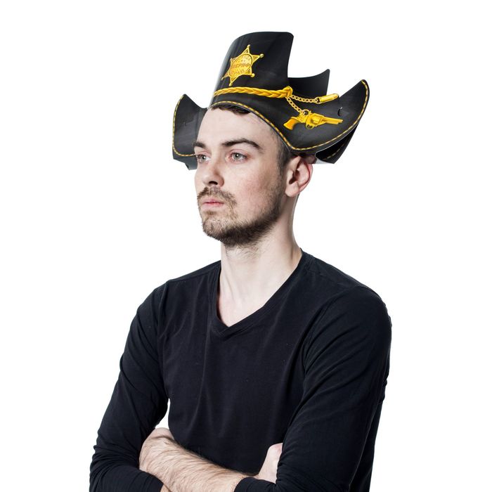 Шляпа картон "Шериф всегда прав"