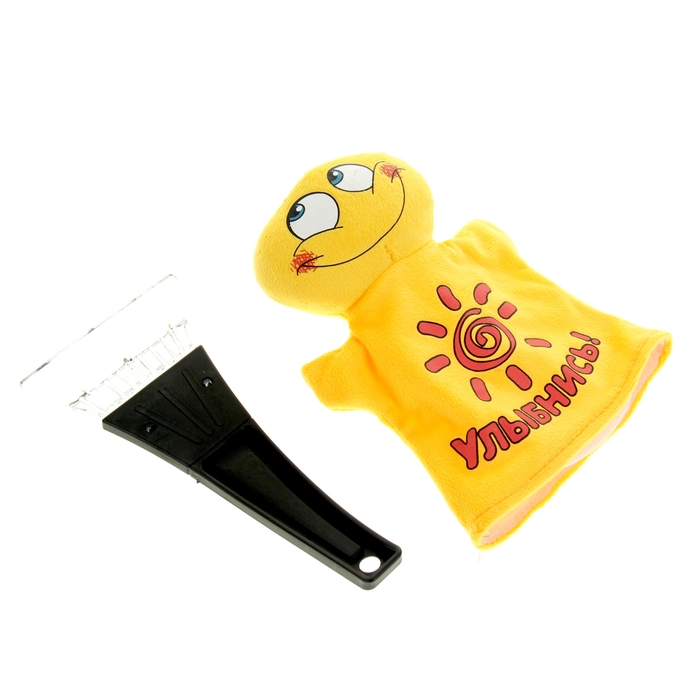 Скребок для снега авто "Улыбнись!"