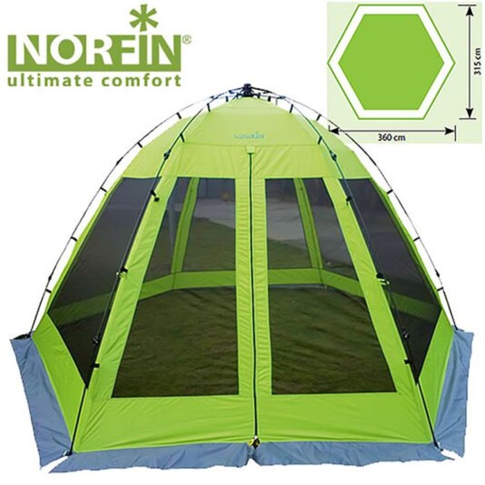 шатер norfin lund nf 10802 Тент-шатер автоматический Norfin LUND NF летний