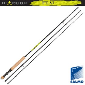 Удилище нахлыстовое Salmo Diamond FLY, тест 5-6 г., длина 2,7 м.