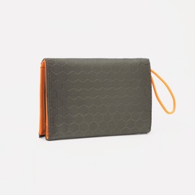 

Кошелек Sport, 12,5*1,5*8 см, отд д/купюр, д/карт, д/монет, на липучке, хаки