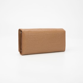 

Кошелек жен 04-01-01, 19*2,5*9 см, 3 отд+2отд/рамка, д/карт, д/монет, на магнитах, бежевый