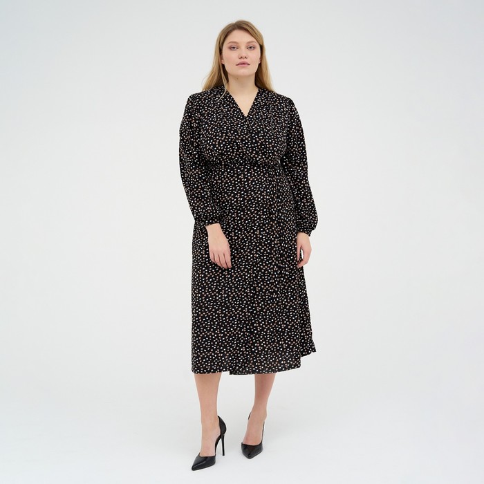 фото Платье женское mist, plus-size, р.52, черный