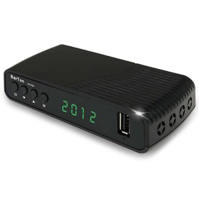 Приставка для цифрового ТВ BarTon TA-562, FullHD, DVB-T2, HDMI, USB, чёрная