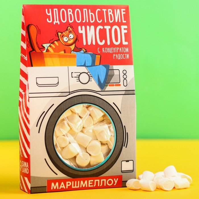 

Маршмеллоу в коробке «Удовольствие чистое», 50 г.