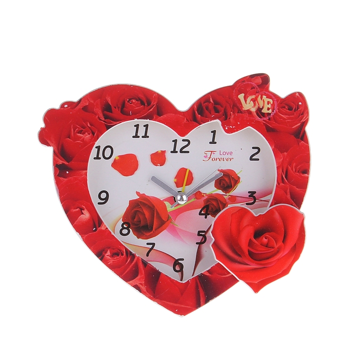 Будильник "Цветы для любимой", МИКС