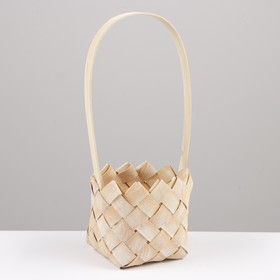 

Корзина плетёная, 13x32 см, светлый