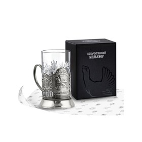 

Набор для чая «Самолет Ил-2» никелированный с чернением, 250 мл