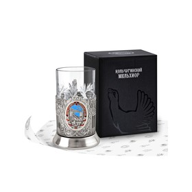 

Набор для чая «Почетному Строителю» никелированный с эмалью, 250 мл