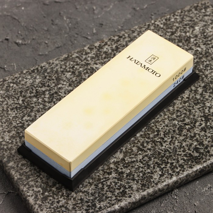 Камень точильный Hatamoto, водный, комбинированный 240/1000