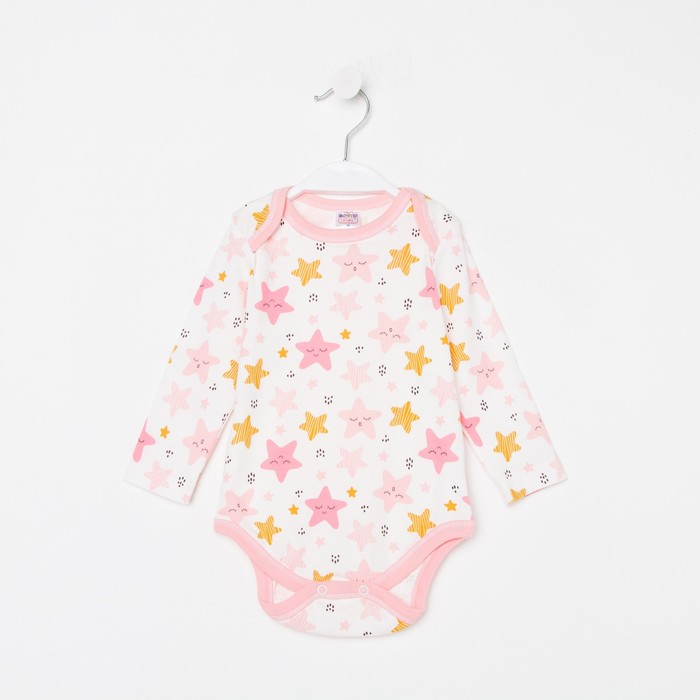 

Боди детское, цвет белый/звёздочки, рост 80 см
