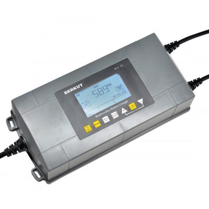 Зарядное устройство BERKUT Specialist BCA-25, диагностика, 12 В, десульфатация, 25A или12.5 А 5201 зарядное устройство berkut bca 4