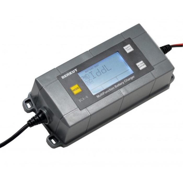 Зарядное устройство BERKUT Specialist BCA-4, диагностика, 12 В, десульфатация, автомат, 4 А   520103