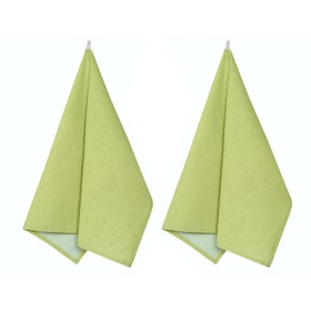 

Набор полотенец Leaf green, размер 45х60 см. - 2 шт, цвет зеленый