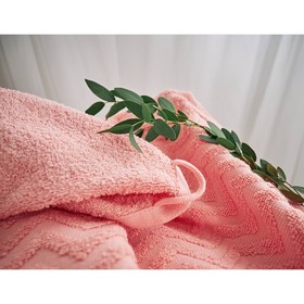 

Набор махровых полотенец Coral, размер 30х50 см, 50х100 см, 70х140 см, цвет розовый