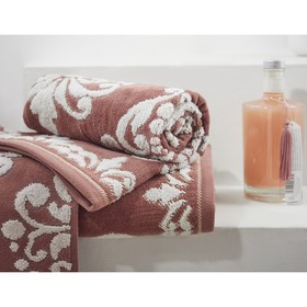 

Набор махровых полотенец Rizo, размер 34х76 см, 50х90 см, 70х130 см, цвет коричневый