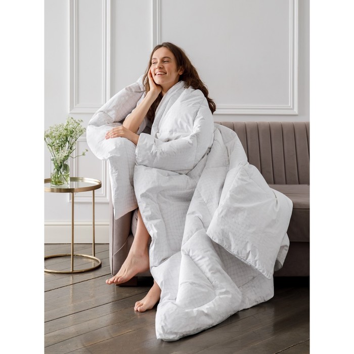 Одеяло сверхлёгкое пуховое Charlotte, размер 172х205 см, цвет серый одеяло сверхлёгкое пуховое charlotte размер 172х205 см цвет серый