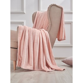 Плед Blush, размер 180х200 см, цвет розовый