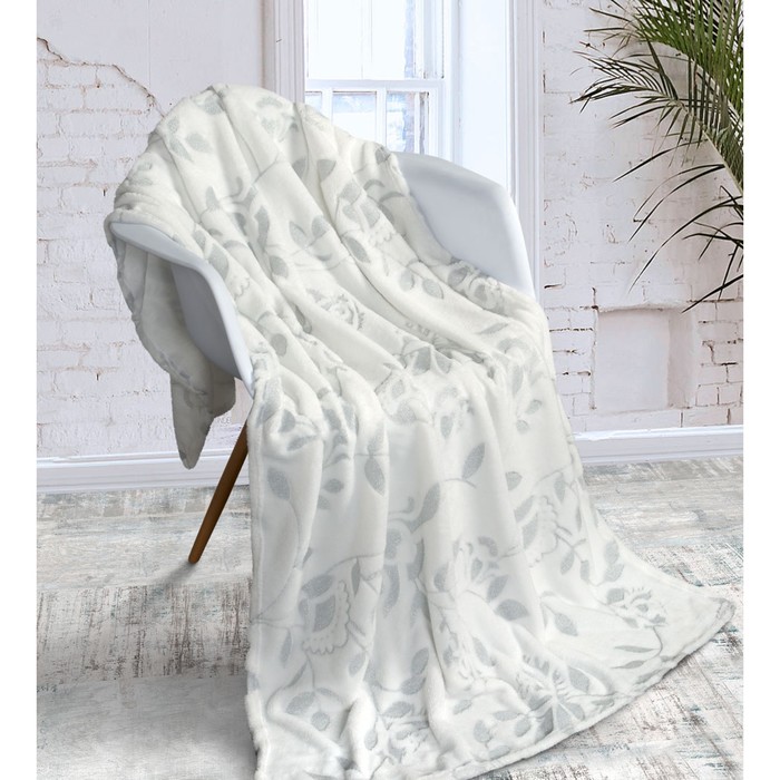 Плед Jardin, размер 200х220 см, цвет серый плед жаккард размер 200х220 см цвет серый